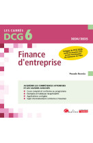 Dcg 6 - finance d'entreprise - integre le pcg 2025 (arrete 26 decembre 2023 portant homologation des