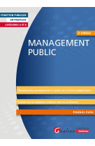 Management public - organisation et fonctionnement des administrations publiques