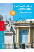 Fondamentaux - la constitution commentee 2024-2025