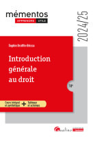 Introduction generale au droit - notion et fondements pour l'etudiant qui debute