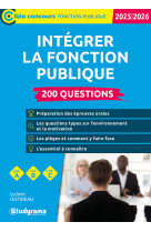 Cible concours fonction publique - integrer la fonction publique  200 questions (categories a, b et