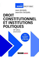 Droit constitutionnel et institutions politiques - a jour des elections legislatives de juillet 2024