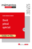 Droit penal special - cours integral et synthetique + tableaux et schemas