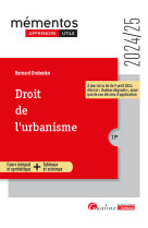 Droit de l'urbanisme - a jour de la loi du 9 avril 2024 dite loi  habitat degrade  , ainsi que de s