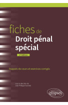 Fiches de droit penal special - a jour au 15 mai 2024