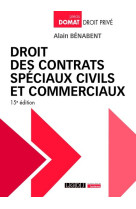 Droit des contrats speciaux civils et commerciaux