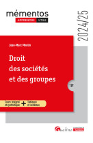 Droit des societes et des groupes - cours integral et synthetique + tableaux et schemas