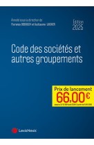 Code des societes et autres groupements 2025