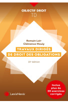 Travaux diriges de droit des obligations