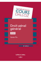 Droit penal general 2025. 16e ed.