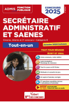 Concours secretaire administratif et saenes - categorie b - tout-en-un - externe et interne - concou