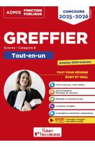 Concours greffier - categorie b - tout-en-un - annales 2024 offertes - concours externe 2025-2026