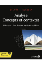 Analyse - concepts et contextes. volume 2 : fonctions de plusieurs variables