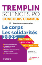 Tremplin concours iep questions contemporaines 2025 - le corps - les solidarites