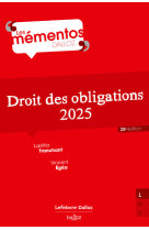 Droit des obligations 2025. 28e ed.