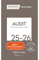 Memento audit et commissariat aux comptes 2025 2026