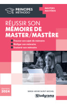 Principes - reussir son memoire de master/mastere