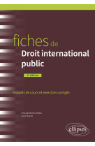 Fiches de droit international public - a jour au 15 mars 2024