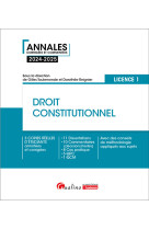 Droit constitutionnel - l1 - 3 copies reelles d'etudiants annotees et corrigees-11 dissertations-10