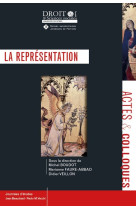 La representation - vol129 - journees d'etudes jean beauchard - paolo m. vecchi