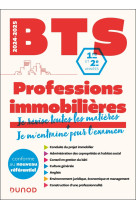 Bts professions immobilieres - reforme nouveau programme - 2024-2025 - 1re et 2e annees