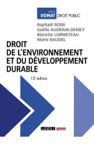 Droit de l'environnement et du developpement durable