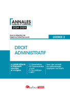 Droit administratif - l2 - 3 copies reelles d'etudiants annotees et corrigees, 10 dissertations, 11