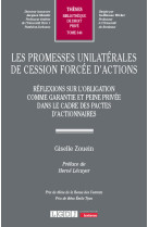 Les promesses unilaterales de cession forcee d'actions - vol644 - reflexions sur l'obligation comme