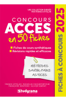 Fiches a concours - concours acces en 50 fiches