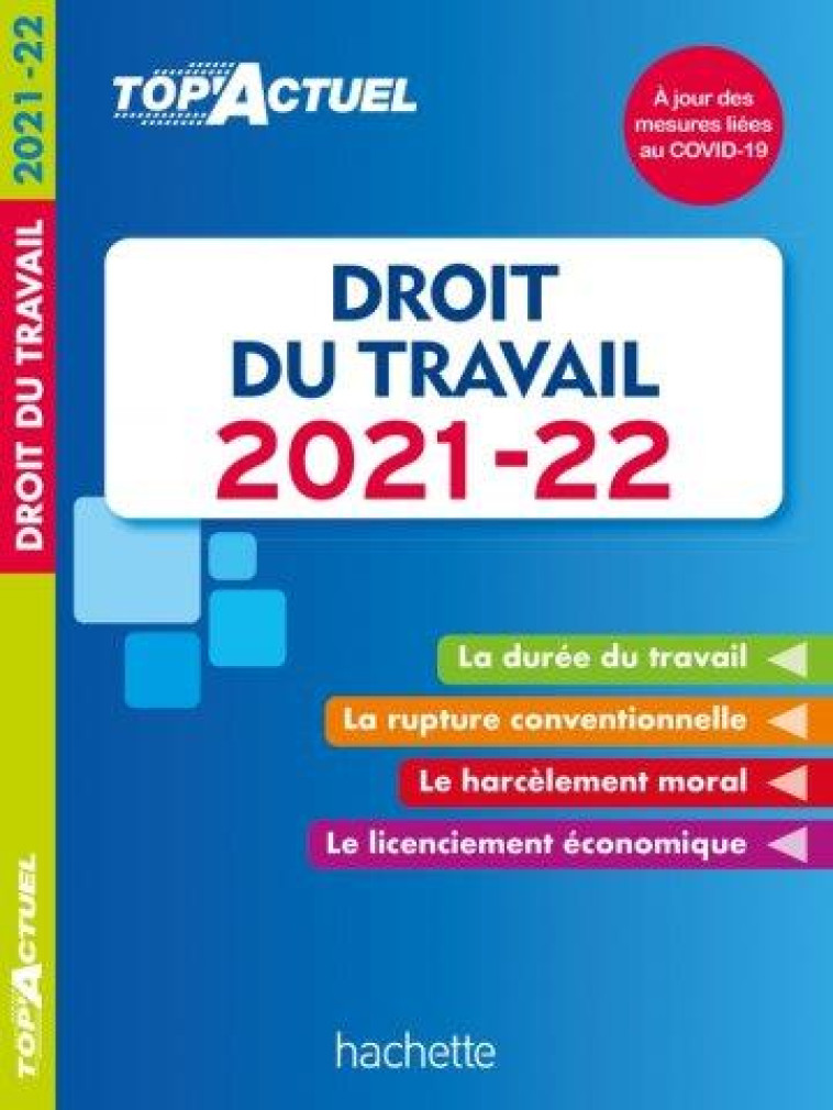 TOP'ACTUEL : DROIT DU TRAVAIL (EDITION 2021/2022) - LOPES-DOS SANTOS S. - HACHETTE