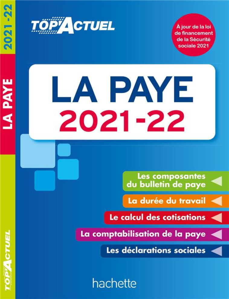 TOP'ACTUEL : LA PAYE (EDITION 2021/2022) - LESTRADE SABINE - HACHETTE