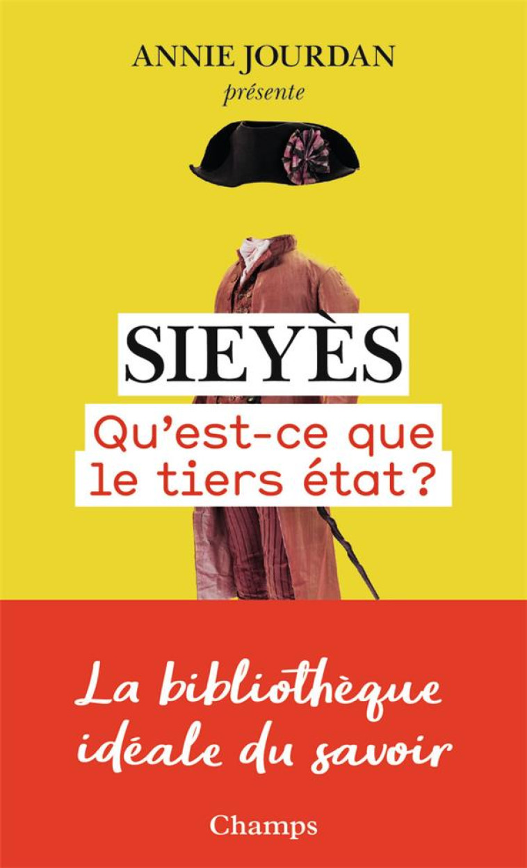 QU'EST-CE QUE LE TIERS ETAT ? - SIEYES/BREDIN - FLAMMARION