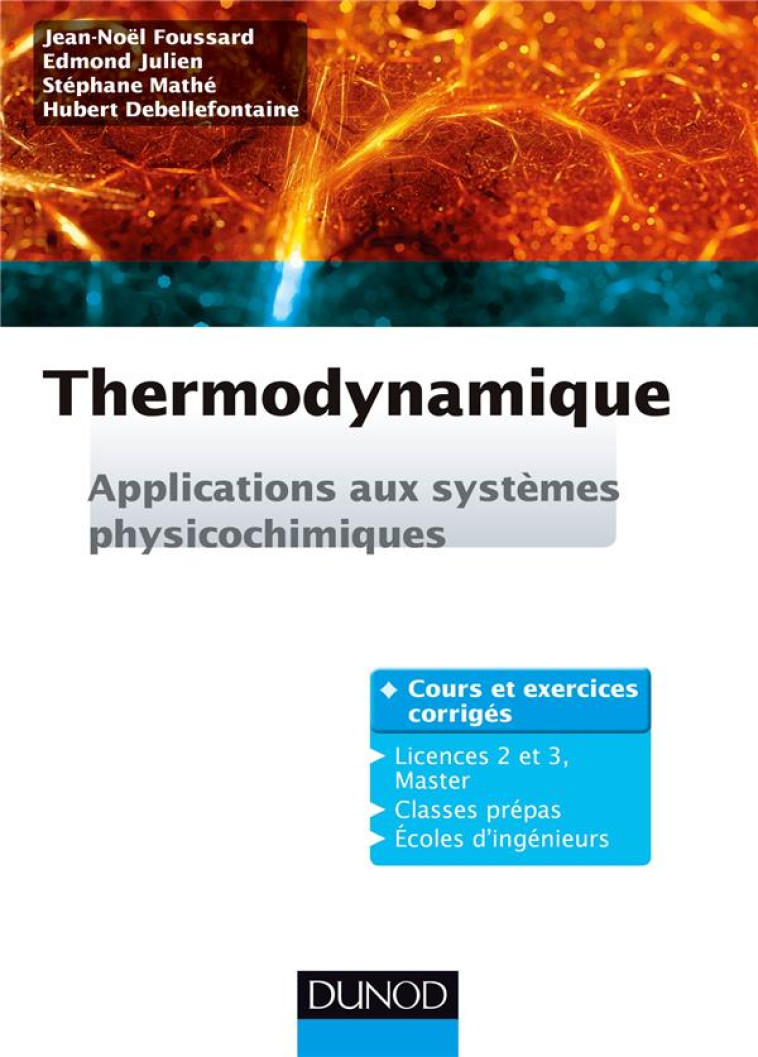 THERMODYNAMIQUE - FOUSSARD/JULIEN - Dunod