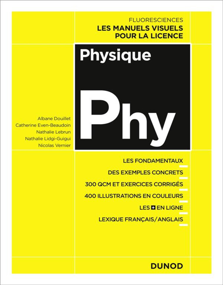 PHYSIQUE  -  COURS, EXERCICES ET METHODES - DOUILLET/LEBRUN - DUNOD