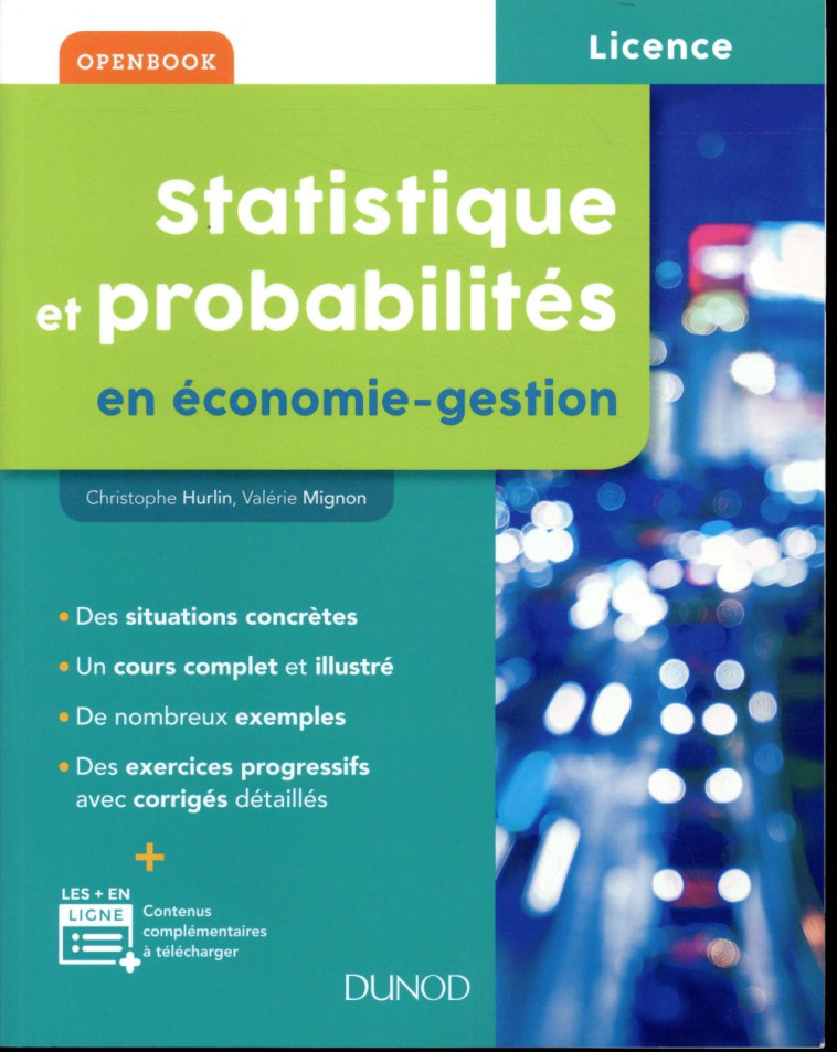 STATISTIQUE ET PROBABILITES EN ECONOMIE-GESTION - HURLIN/MIGNON - DUNOD