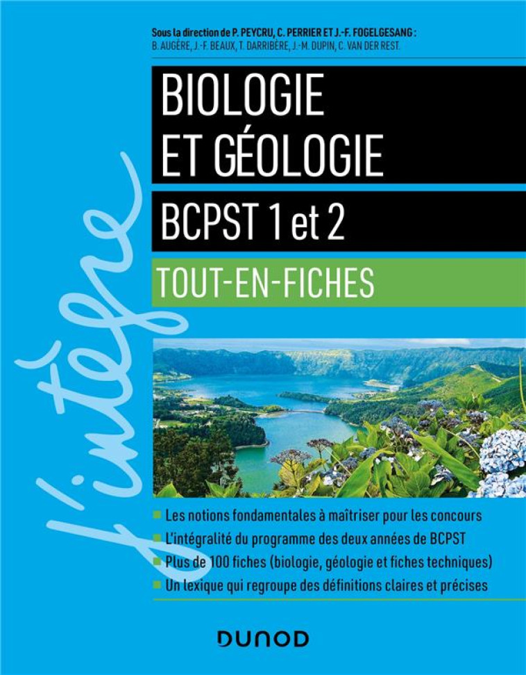 BIOLOGIE ET GEOLOGIE TOUT EN FICHES - BCPST 1 ET 2 - BEAUX/DARRIBERE - DUNOD