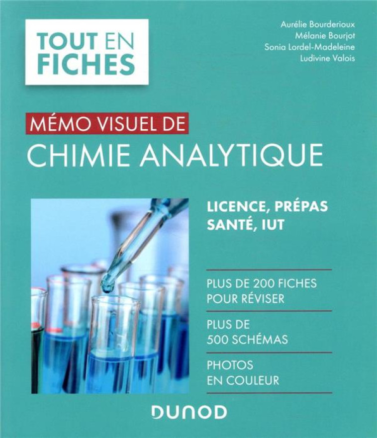 MEMO VISUEL DE CHIMIE ANALYTIQUE - BOURDERIOUX/BOURJOT - DUNOD