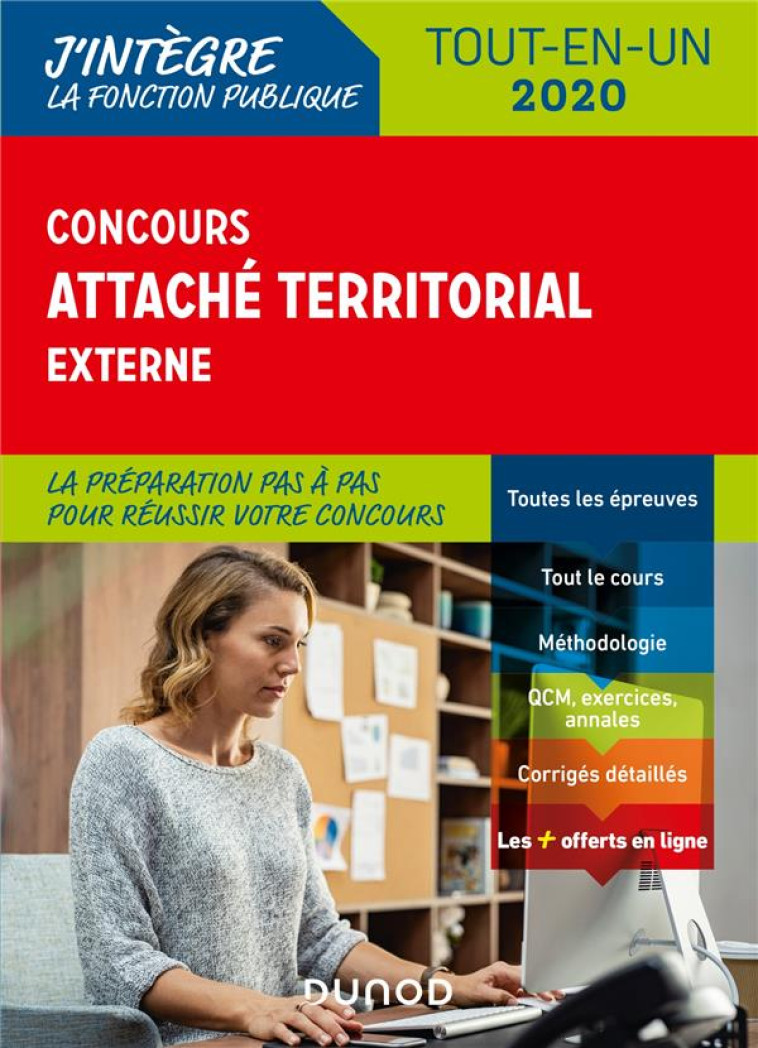 CONCOURS ATTACHE TERRITORIAL EXTERNE  -  TOUT-EN-UN (EDITION 2020) - PIAN/BOUCHE - DUNOD