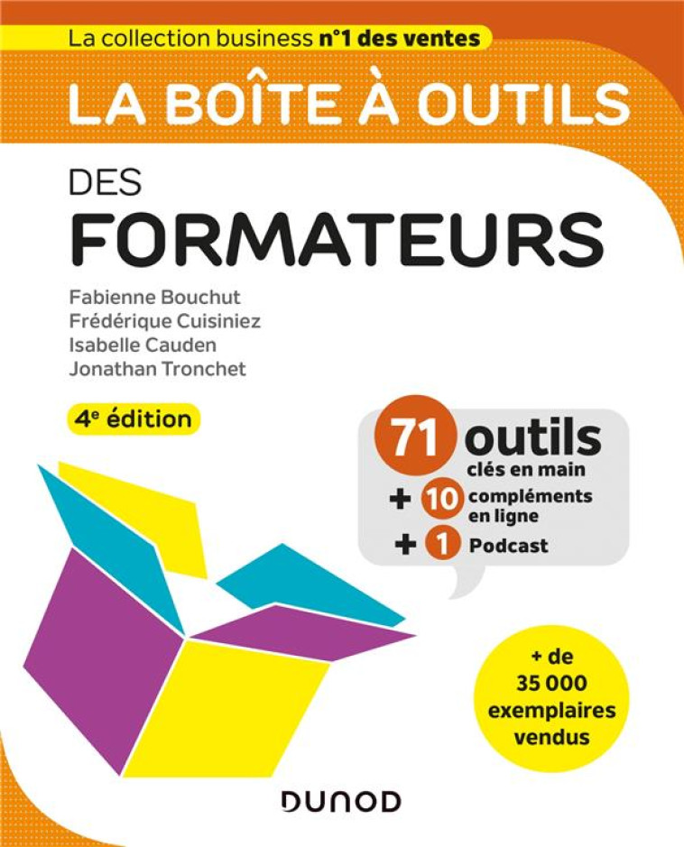 LA BOITE A OUTILS : DES FORMATEURS (4E EDITION) - BOUCHUT/CUISINIEZ - DUNOD