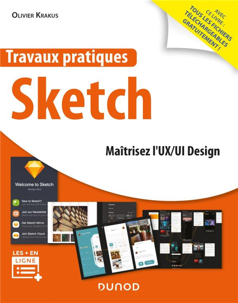 TRAVAUX PRATIQUES  -  SKETCH  -  MAITRISEZ L'UX/UI DESIGN - KRAKUS OLIVIER - DUNOD