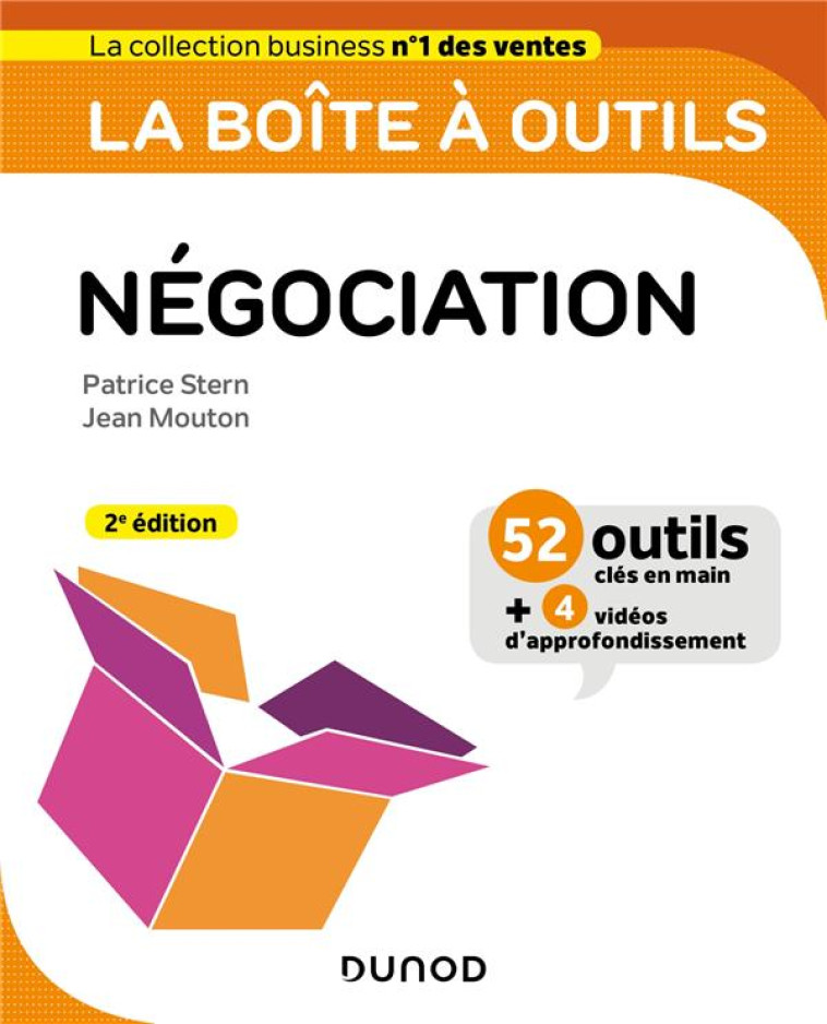 LA BOITE A OUTILS : NEGOCIATION (2E EDITION) - STERN/MOUTON - DUNOD