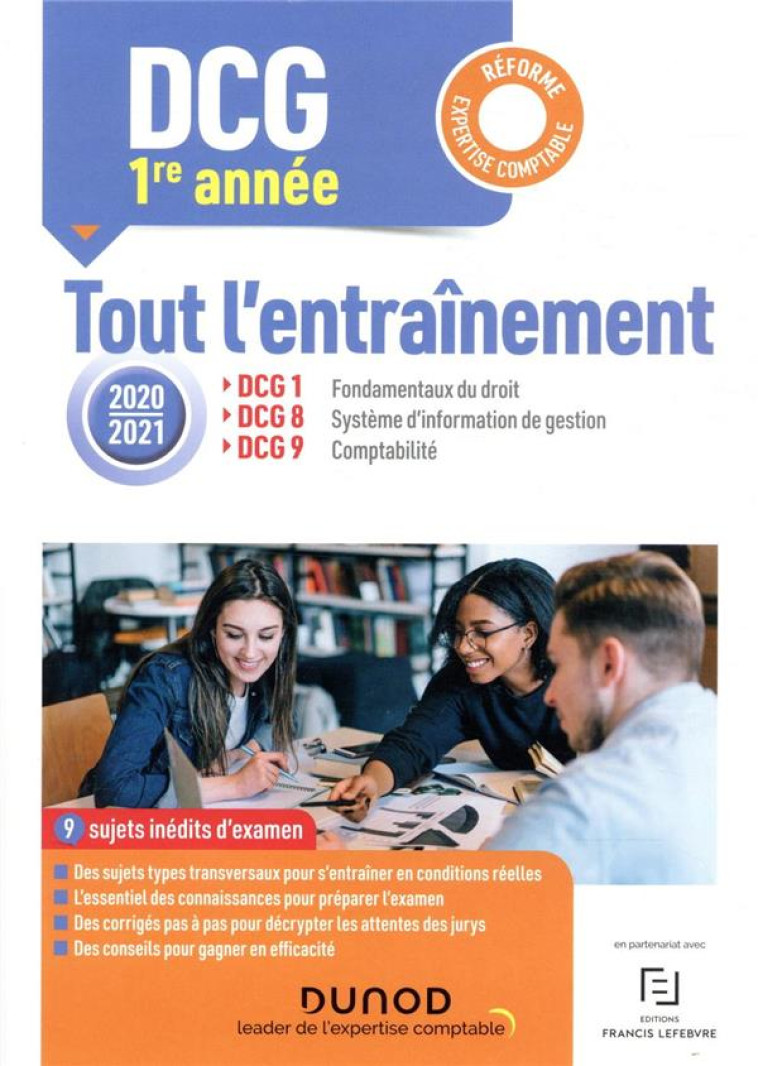 DCG 1-8-9  -  TOUT L'ENTRAINEMENT (EDITION 2020/2021) - LAUTARD-MATTIOLI - DUNOD