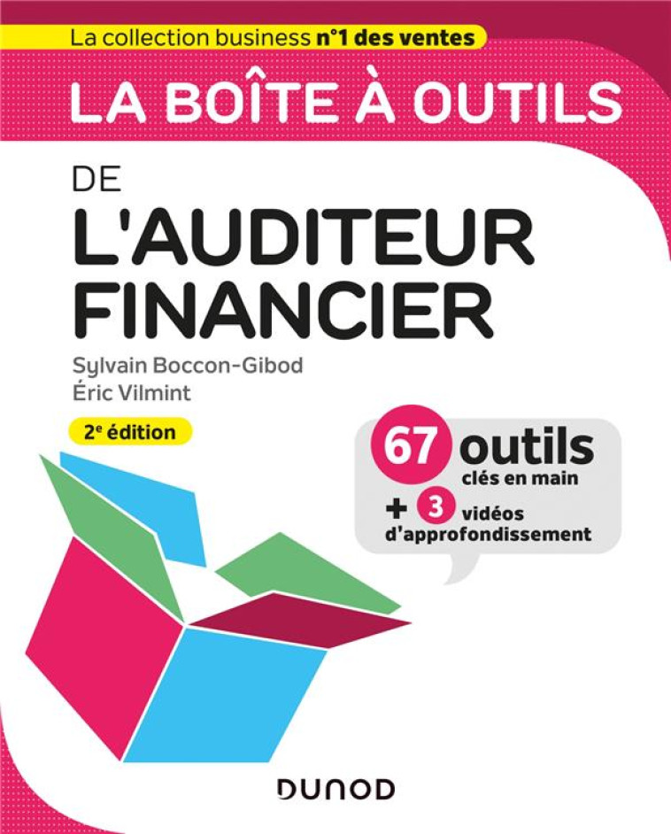 LA BOITE A OUTILS DE L'AUDITEUR FINANCIER (2E EDITION) - BOCCON-GIBOD/VILMINT - DUNOD