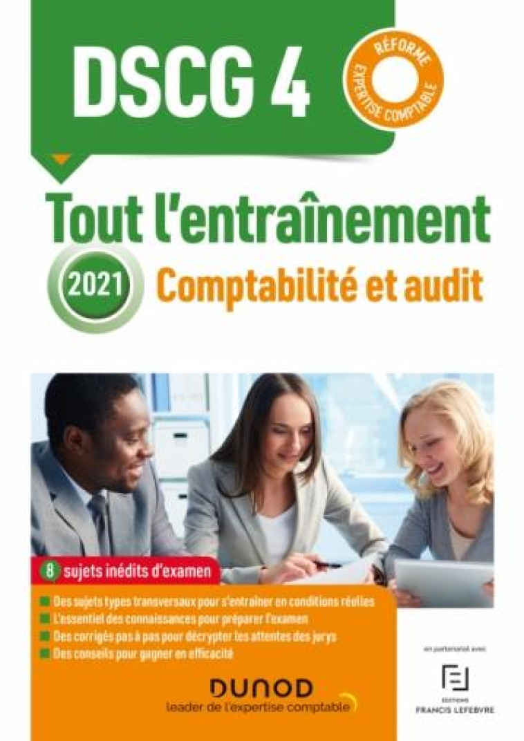 DSCG 4 : COMPTABILITE ET AUDIT  -  TOUT L'ENTRAINEMENT (EDITION 2021) - DROUAZ/JAHIER - DUNOD