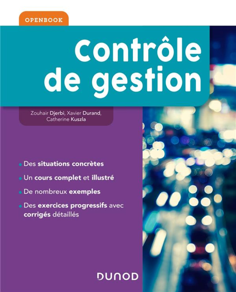 COMPTABILITE - T01 - CONTROLE DE GESTION - DJERBI/DURAND/KUSZLA - DUNOD