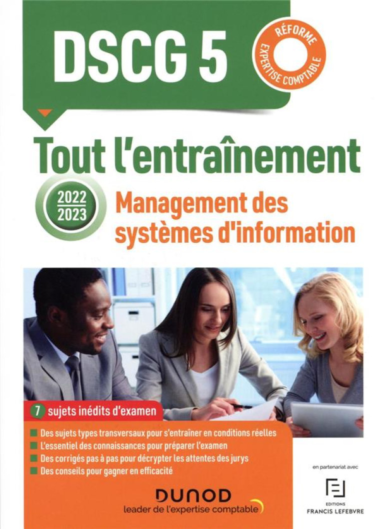 DSCG 5 : MANAGEMENT DES SYSTEMES D'INFORMATION  -  TOUT L'ENTRAINEMENT (EDITION 2022/2023) - VO HA VALERIE - DUNOD