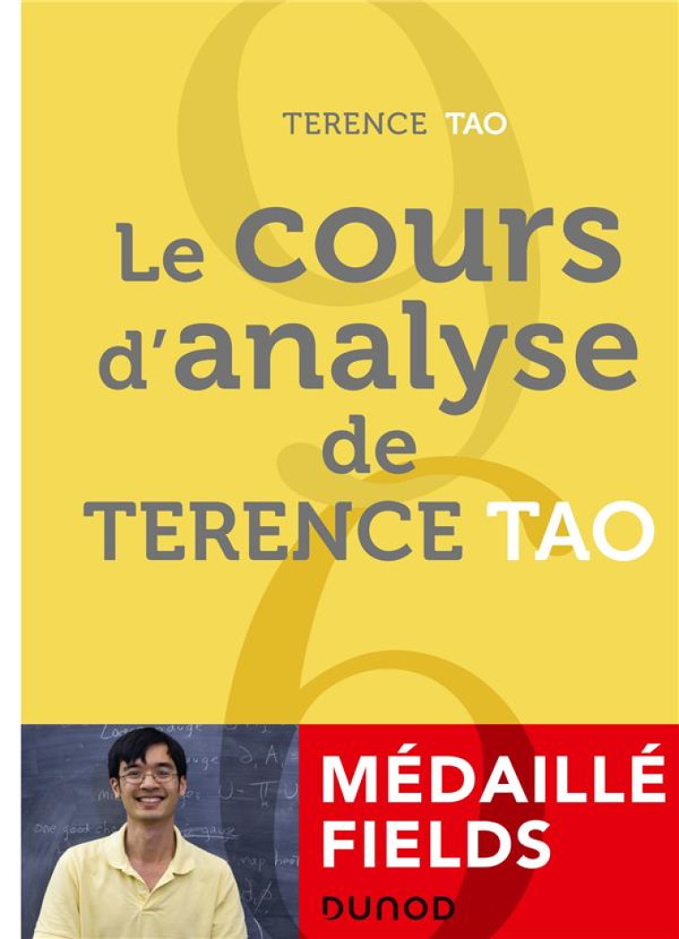 LE COURS D'ANALYSE DE TERENCE TAO - TAO TERENCE - DUNOD