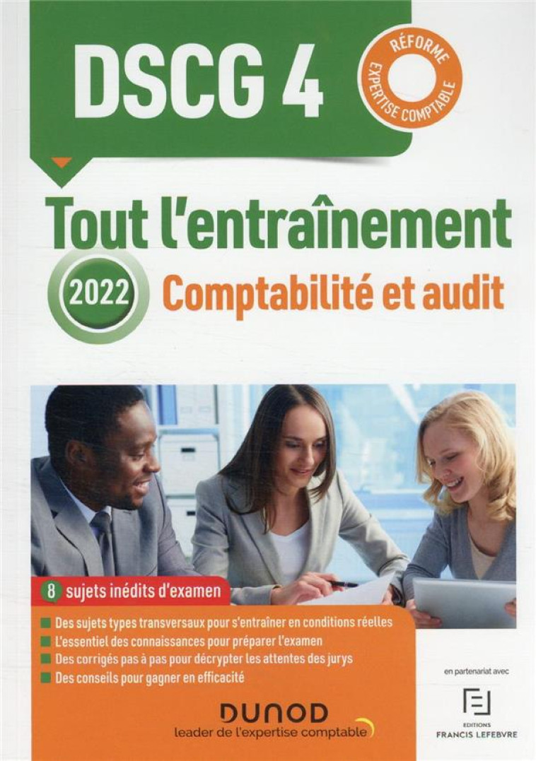 DSCG 4 : COMPTABILITE ET AUDIT  -  TOUT L'ENTRAINEMENT (EDITION 2022) - MEGHRAOUI/DROUAZ - DUNOD