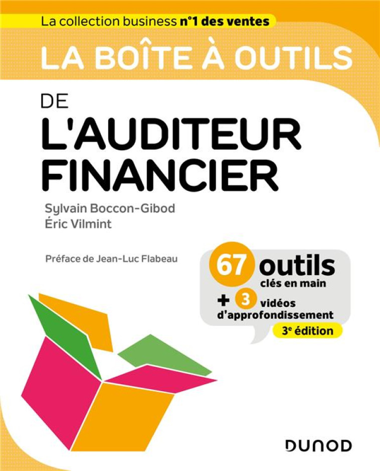 LA BOITE A OUTILS : DE L'AUDITEUR FINANCIER (3E EDITION) - BOCCON-GIBOD/VILMINT - DUNOD