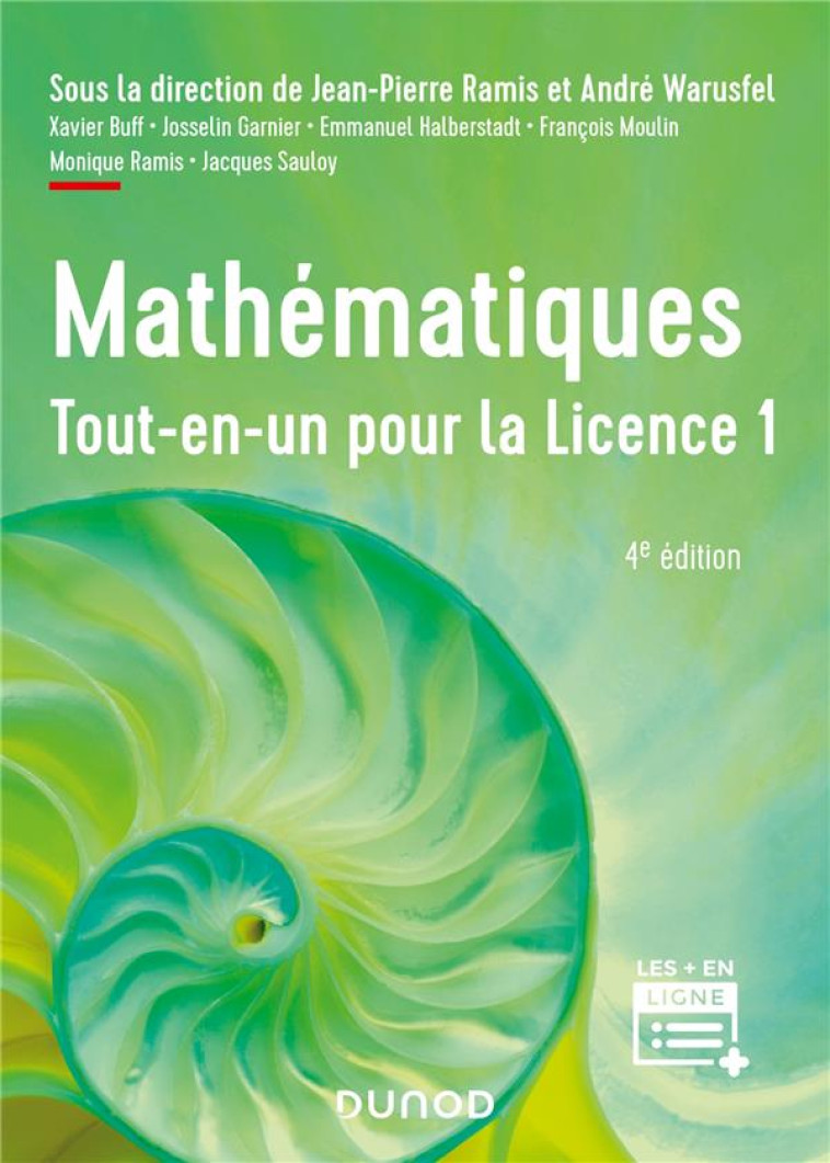 MATHEMATIQUES TOUT-EN-UN POUR LA LICENCE 1 (4E EDITION) - BUFF/GARNIER/MOULIN - DUNOD